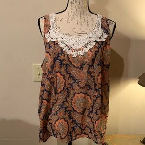 Love 4 Truth sleeveless top size 1x EUC